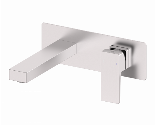 Смеситель для раковины встраиваемый WONZON & WOGHAND CUBE 2.0, Брашированный никель (WW-88869068-BN)