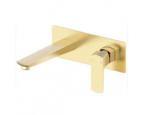 Смеситель для раковины встраиваемый WONZON & WOGHAND, Брашированное золото (WW-88869031-BG)