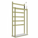 Полотенцесушитель электрический напольный WONZON & WOGHAND, Брашированное золото (WW-A407-BG) Полотенцесушитель электрический напольный WONZON & WOGHAND, Брашированное золото (WW-A407-BG)
