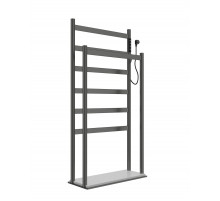 Полотенцесушитель электрический напольный WONZON & WOGHAND, Темный графит (WW-A407-GM)