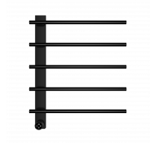 Полотенцесушитель электрический WONZON & WOGHAND, Черный матовый (WW-AL345-MB)