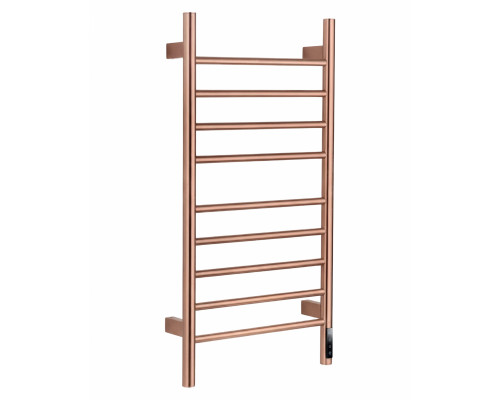 Полотенцесушитель электрический WONZON & WOGHAND BONN, Брашированное розовое золото (WW-AL409-BRG)