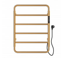 Полотенцесушитель электрический WONZON & WOGHAND, Брашированное золото (WW-AL201-BG)