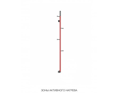 Полотенцесушитель электрический WONZON & WOGHAND KASSEL, Темный графит (WW-AL616-BGM)