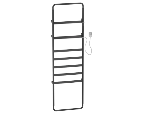 Полотенцесушитель электрический WONZON & WOGHAND, Черный матовый (WW-A205-MB)