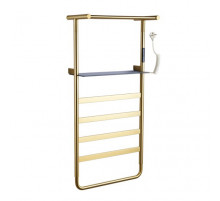 Полотенцесушитель электрический WONZON & WOGHAND, Брашированное золото (WW-A208-BG)