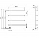 Полотенцесушитель электрический WONZON & WOGHAND, Темный графит (WW-AL344-GM)