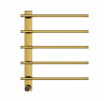 Полотенцесушитель электрический WONZON & WOGHAND, Брашированное золото (WW-AL345-BG)