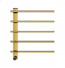 Полотенцесушитель электрический WONZON & WOGHAND, Брашированное золото (WW-AL345-BG)