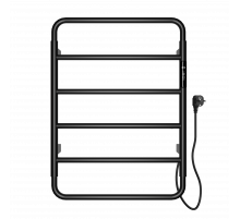 Полотенцесушитель электрический WONZON & WOGHAND, Черный матовый (WW-AL201-MB)