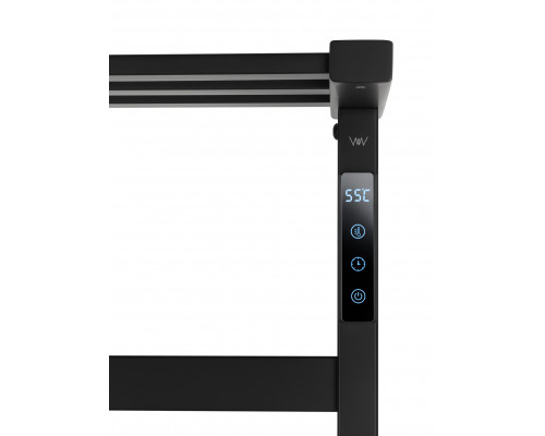 Полотенцесушитель электрический WONZON & WOGHAND FRANKFURT, Черный матовый (WW-A1029-MB)