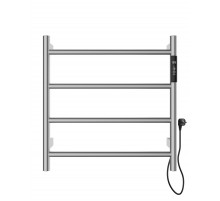 Полотенцесушитель электрический WONZON & WOGHAND, Брашированный никель (WW-AL404-BR)