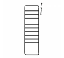 Полотенцесушитель электрический WONZON & WOGHAND, Черный матовый (WW-A204-MB)