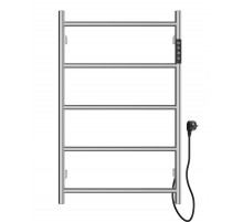 Полотенцесушитель электрический WONZON & WOGHAND, Брашированный никель (WW-AL405-BR)