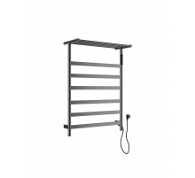 Полотенцесушитель электрический с полкой WONZON & WOGHAND, Темный графит (WW-A403-GM)