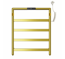 Полотенцесушитель электрический WONZON & WOGHAND, Брашированное золото (WW-A6014-BG)