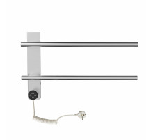 Полотенцесушитель электрический WONZON & WOGHAND, Брашированный никель (WW-AL342-BR)