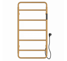 Полотенцесушитель электрический WONZON & WOGHAND, Брашированное золото (WW-AL202-BG)