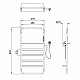 Полотенцесушитель электрический WONZON & WOGHAND, Брашированное золото (WW-A203-BG)