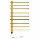 Полотенцесушитель электрический WONZON & WOGHAND, Брашированное золото (WW-AL349-BG)