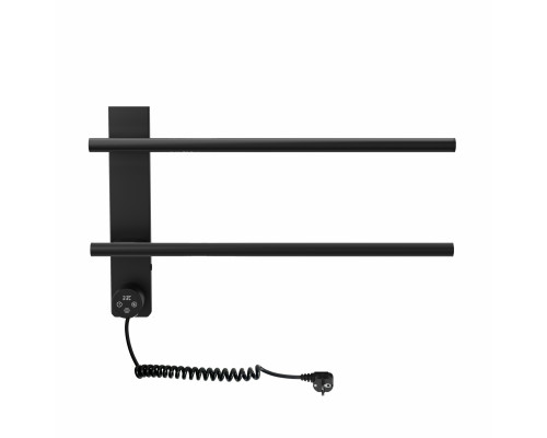 Полотенцесушитель электрический WONZON & WOGHAND, Черный матовый (WW-AL342-MB)