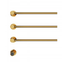 Полотенцесушитель электрический встраиваемый WONZON & WOGHAND, Брашированное золото (WW-AL313-BG)