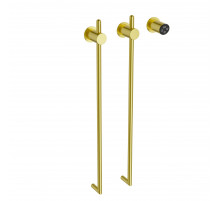 Полотенцесушитель электрический встраиваемый WONZON & WOGHAND, Брашированное золото (WW-AL3621-BG)