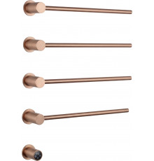 Полотенцесушитель электрический встраиваемый WONZON & WOGHAND HAMBURG, Брашированное розовое золото (WW-AL314-BRG)