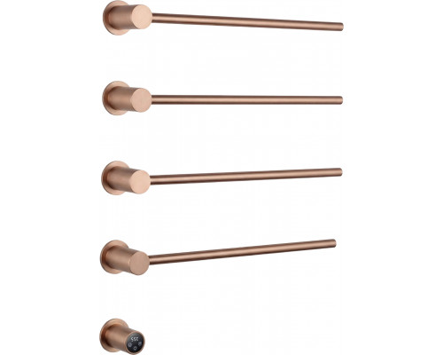 Полотенцесушитель электрический встраиваемый WONZON & WOGHAND HAMBURG, Брашированное розовое золото (WW-AL314-BRG)