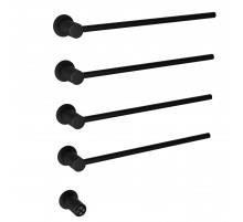 Полотенцесушитель электрический встраиваемый WONZON & WOGHAND, Черный матовый (WW-A354-MB)