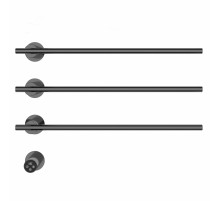 Полотенцесушитель электрический встраиваемый WONZON & WOGHAND, Темный графит (WW-A363-GM)