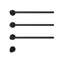 Полотенцесушитель электрический встраиваемый WONZON & WOGHAND, Черный матовый (WW-AL313-MB)