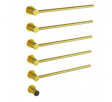 Полотенцесушитель электрический встраиваемый WONZON & WOGHAND, Брашированное золото (WW-A355-BG)