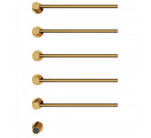 Полотенцесушитель электрический встраиваемый WONZON & WOGHAND, Брашированное золото (WW-AL315-BG)