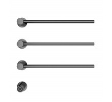 Полотенцесушитель электрический встраиваемый WONZON & WOGHAND, Темный графит (WW-AL313-GM)