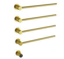 Полотенцесушитель электрический встраиваемый WONZON & WOGHAND, Брашированное золото (WW-A354-BG)