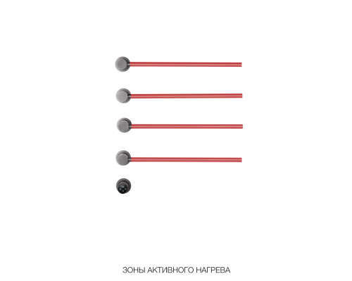 Полотенцесушитель электрический встраиваемый WONZON & WOGHAND HAMBURG, Розовое золото (WW-AL314-RG)