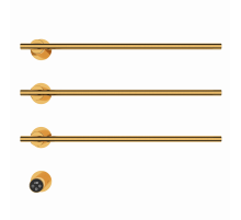 Полотенцесушитель электрический встраиваемый WONZON & WOGHAND, Брашированное золото (WW-A363-BG)