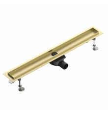 Душевой трап-лоток 80 см WONZON & WOGHAND, Брашированное золото (WW-651800T-BG)