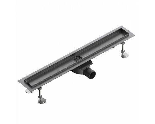 Душевой трап-лоток 70 см WONZON & WOGHAND, Темный графит (WW-651700T-BGM)