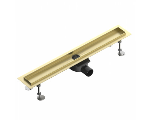 Душевой трап-лоток 70 см WONZON & WOGHAND, Брашированное золото (WW-651700T-BG)