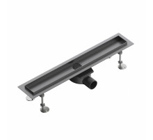 Душевой трап-лоток 60 см WONZON & WOGHAND, Темный графит (WW-651600T-BGM)