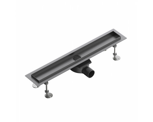 Душевой трап-лоток 60 см WONZON & WOGHAND, Темный графит (WW-651600T-BGM)