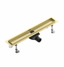 Душевой трап-лоток 60 см WONZON & WOGHAND, Брашированное золото (WW-651600T-BG)