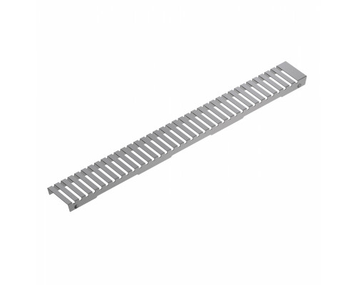 Решетка для душевого трапа 70 см WONZON & WOGHAND, Темный графит (WW-651700L-BGM)