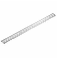 Решетка для душевого трапа перфорированная 90 см WONZON & WOGHAND, Брашированный никель (WW-651900P-BN)