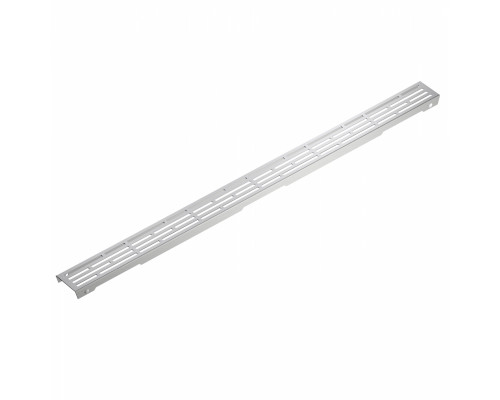 Решетка для душевого трапа перфорированная 90 см WONZON & WOGHAND, Брашированный никель (WW-651900P-BN)