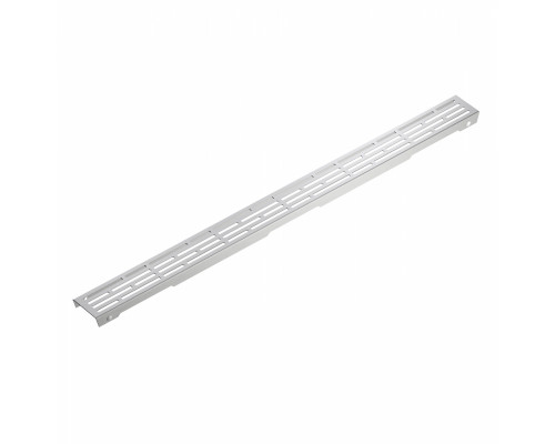 Решетка для душевого трапа перфорированная 80 см WONZON & WOGHAND, Брашированный никель (WW-651800P-BN)