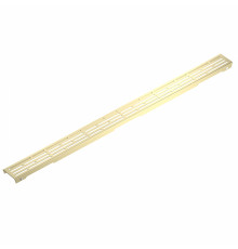 Решетка для душевого трапа перфорированная 90 см WONZON & WOGHAND, Брашированное золото (WW-651900P-BG)