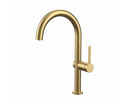 Смеситель для кухни c подключением фильтра WONZON & WOGHAND, Брашированное золото (WW-8020296-BG)